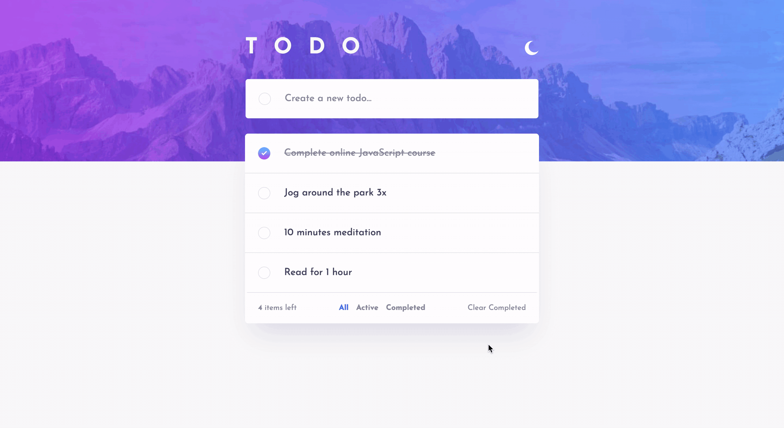 Todo App Preview